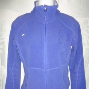KJUS Periwinkle Blue Fleece Jackets 34 XS 2 $159